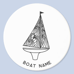 Sailing Boat Namn Underlägg