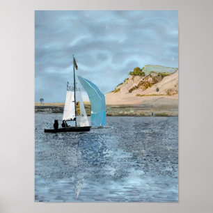 SAILING BOAT POSTER