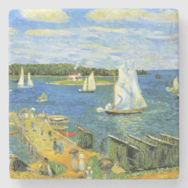 Sailing Boats in Mahone Bay i Kanada Stenunderlägg