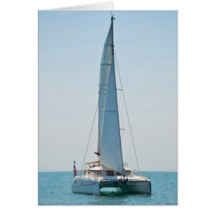Sailing Catamaran Clara Hälsningskort