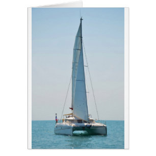 Sailing Catamaran Clara Hälsningskort