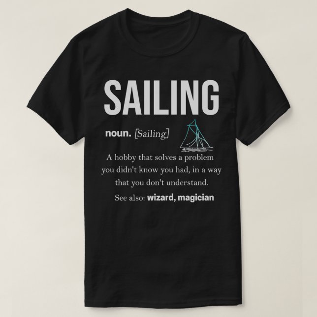 Sailing Gift Sailing Resa Catamaran Nautical Class T Shirt (Design framsida)