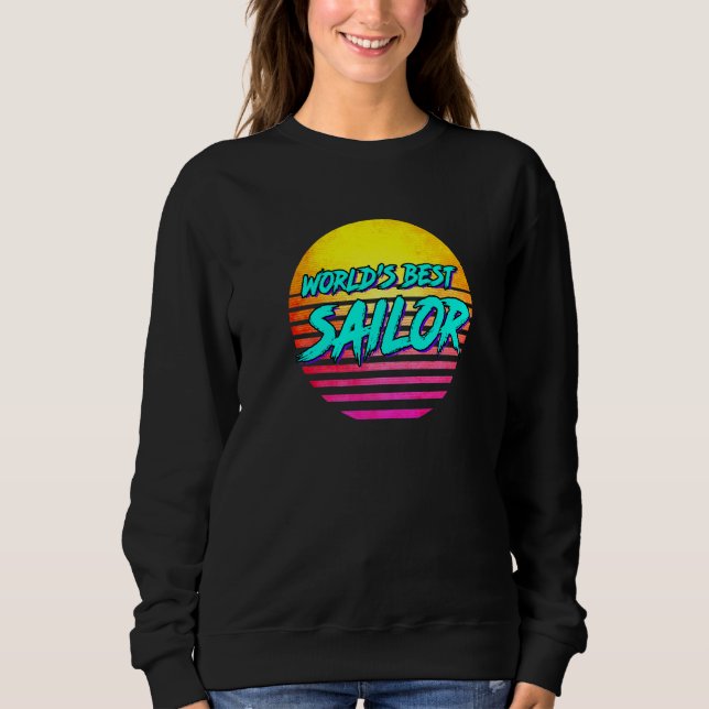 Sailing Idea Worlds Best Sailor T Shirt (Framsida)