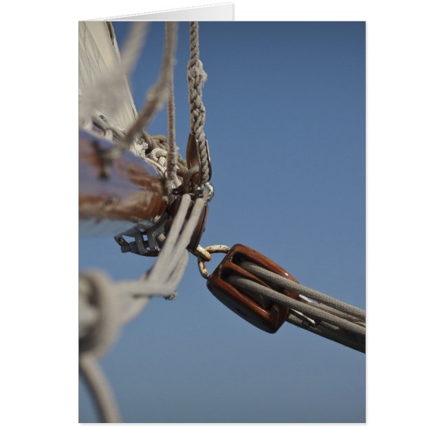 Sailing Jib Hälsningskort (Framsidan)