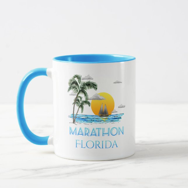 Sailing Marathon Florida Mugg (Vänster)
