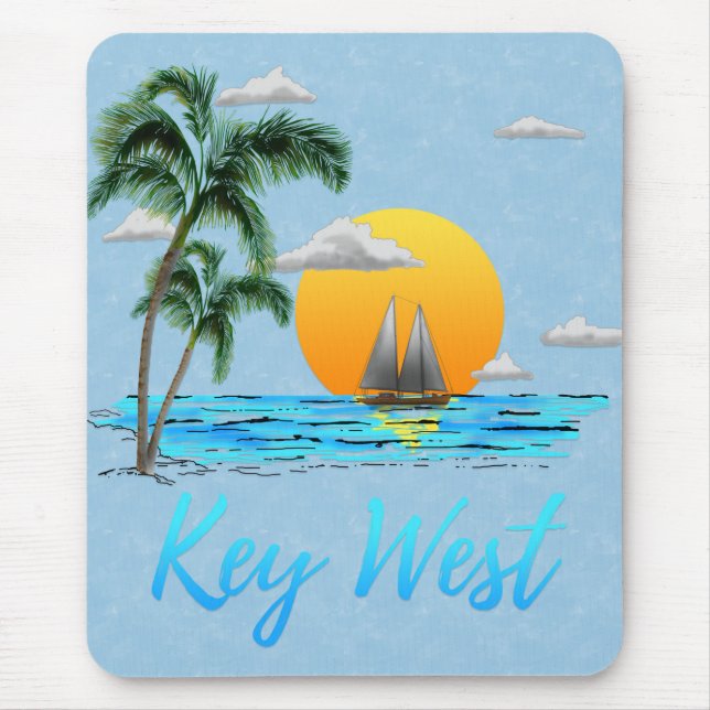 Sailing Nyckel Väster Florida Musmatta (Framsidan)