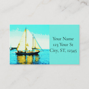 Sailing Schooner Thunder_Cove Visitkort