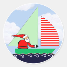 Sailing Semester Present Runt Klistermärke