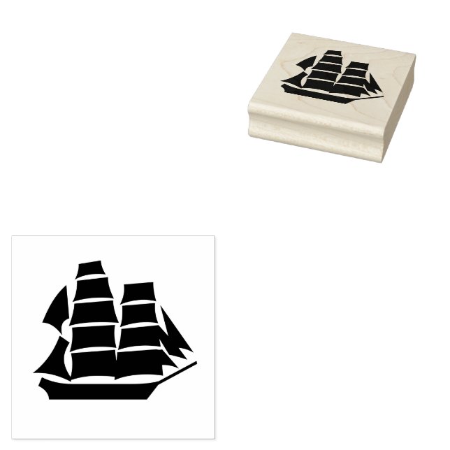 Sailing Ship Stämpel (Stämplad)