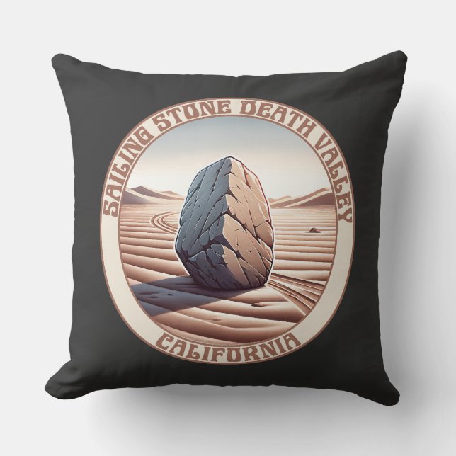 Sailing Stone Death Valley California Kudde (Framsida)