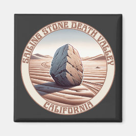Sailing Stone Death Valley California Magnet