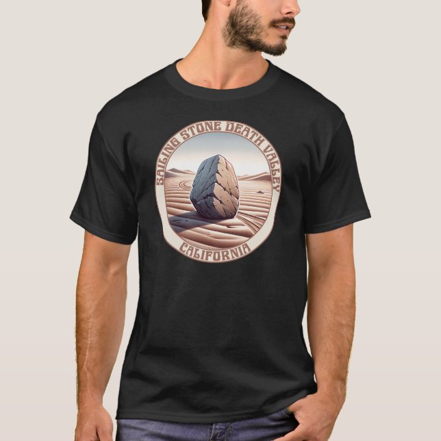 Sailing Stone Death Valley California T Shirt (Framsida)