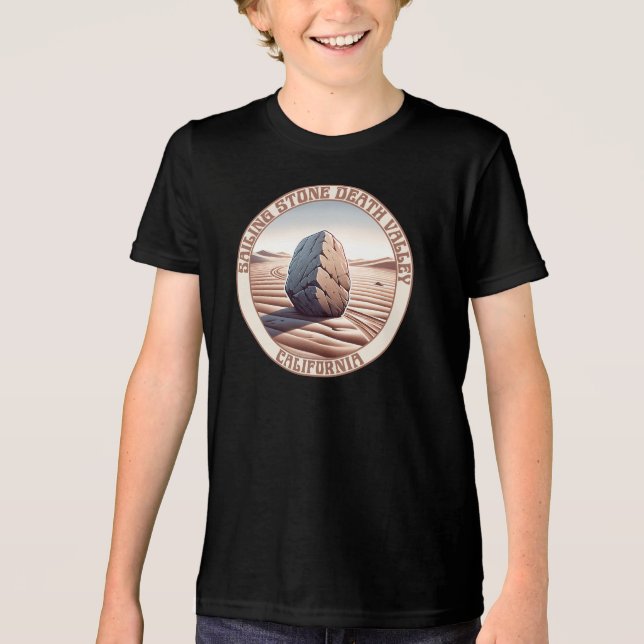 Sailing Stone Death Valley California T Shirt (Framsida)