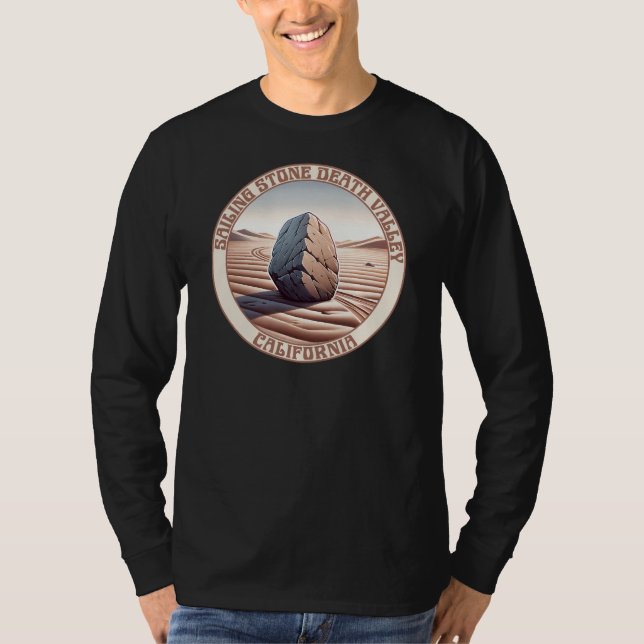 Sailing Stone Death Valley California T Shirt (Framsida)