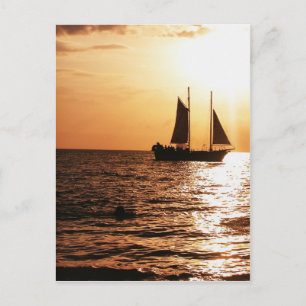 SAILING SUNSET, MONTEGO BAY, JAMAICA VYKORT