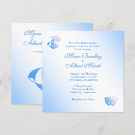 Sailing Theater Wedding-inbjudan Inbjudningar