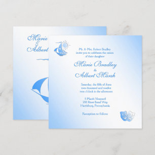 Sailing Theater Wedding-inbjudan Inbjudningar