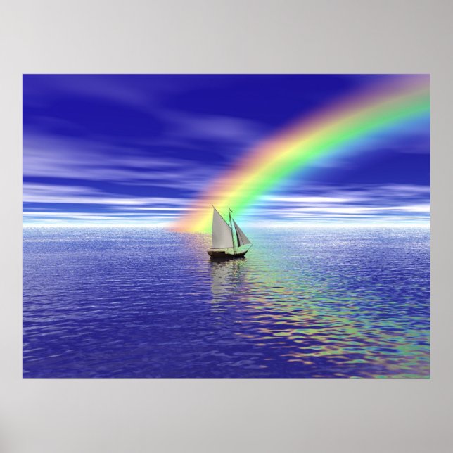 Sailing Toward Paradise Poster (Framsidan)