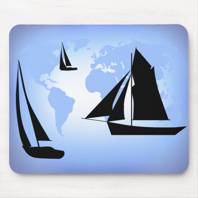 Sailing World Mousepad Musmatta (Framsidan)