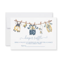 Sailor Baby Shower Clothesline Diaper Raffle