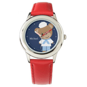 Sailor Bear Personlig-Barn Armbandsur