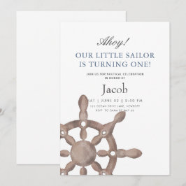 Sailor Birthday-inbjudan Inbjudningar