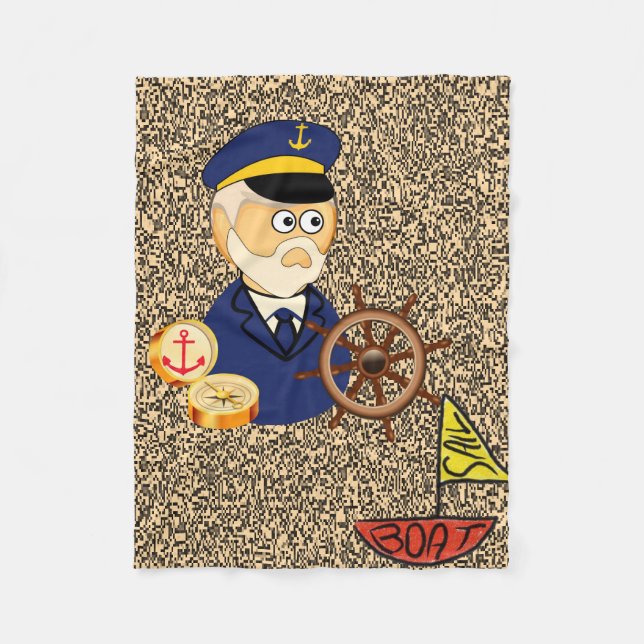 Sailor Blanket Fleecefilt (Framsidan)