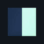 Sailor Blue och Mint Canvastryck<br><div class="desc">Sailor Blue och Mint är en coola och en oväntad kombination av färg som fungerar i konflikt. Isig mint är färsk, fräschig och i hög grad trendlös och drar till sig ett marint färg som är djupt, rik och nedsänkt. När de konvergerar är resultatet intressant och elegant. Den här paletten...</div>
