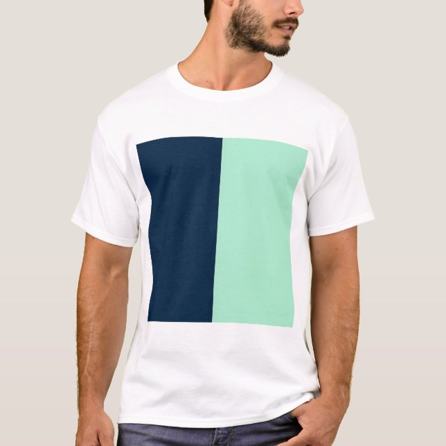 Sailor Blue och Mint T Shirt (Framsida)
