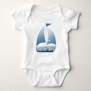 Sailor Boy Blue Sailboat T-shirt