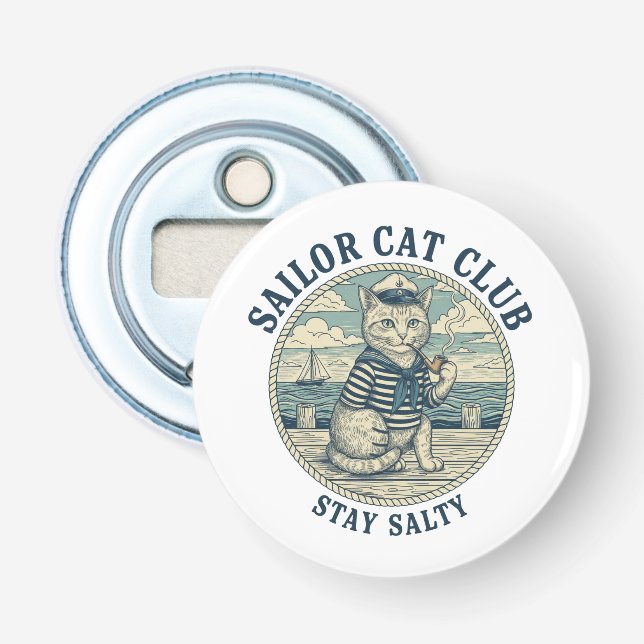Sailor Cat Club Flasköppnare (Framsidan)