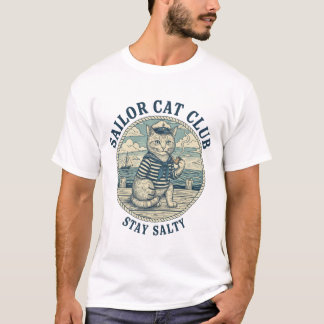 Sailor Cat Club T Shirt