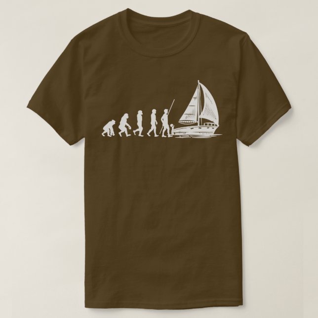 Sailor Evolution Gift-segling T Shirt (Design framsida)