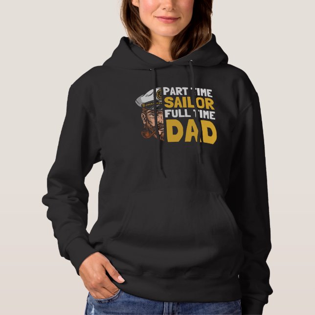 Sailor Father Captain Sailboat  Boat Sailing Dad T Shirt (Framsida)