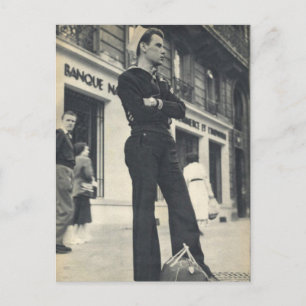 Sailor i Paris Vykort