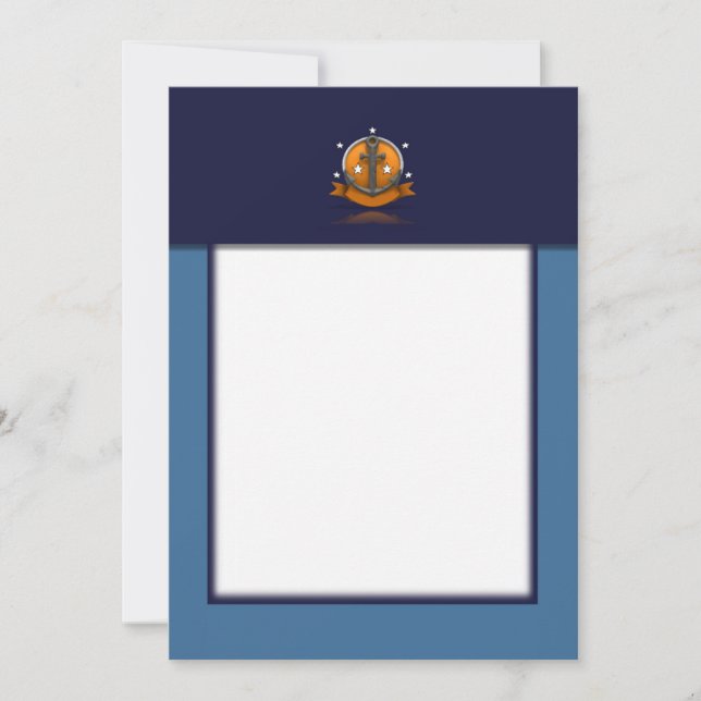Sailor-inbjudan Inbjudningar (Framsida)