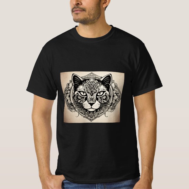 Sailor Jerry Cat Flash T-Shirt (Framsida)