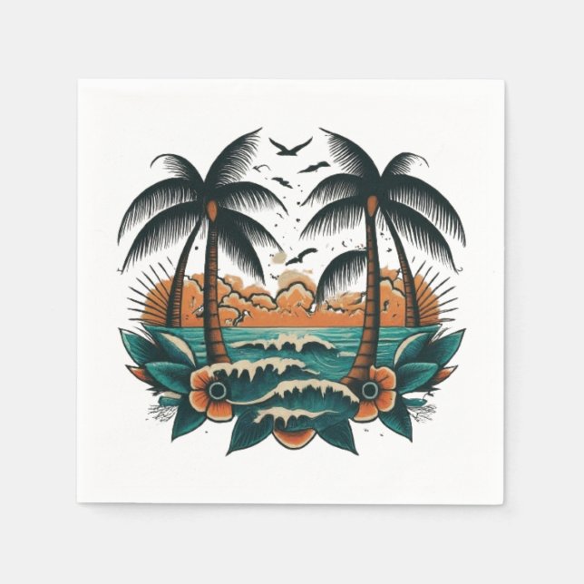 Sailor Jerry Stil Pappersservett (Framsidan)