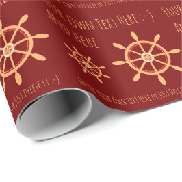 Sailor Kapten Boots Owner Personal Gift-mall Presentpapper