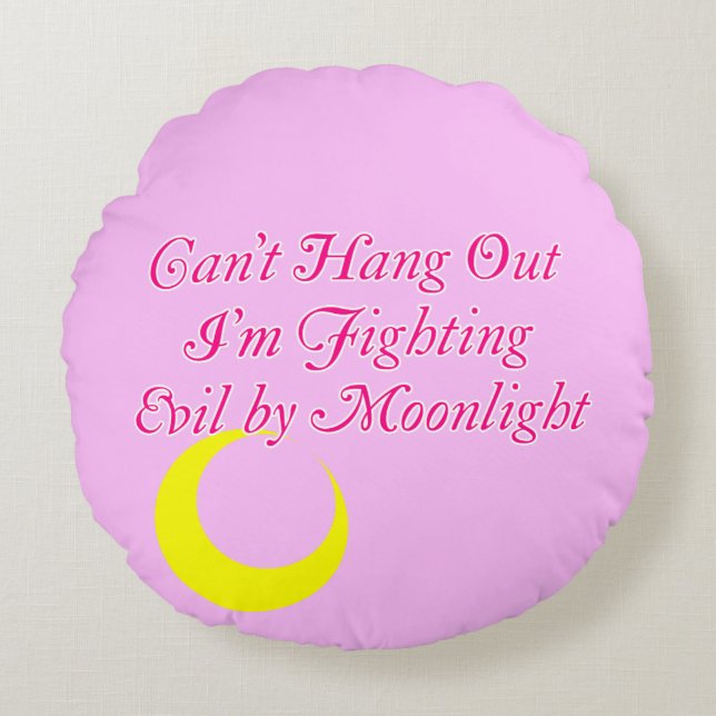 Sailor Måne Rund Kudde (Framsidan)