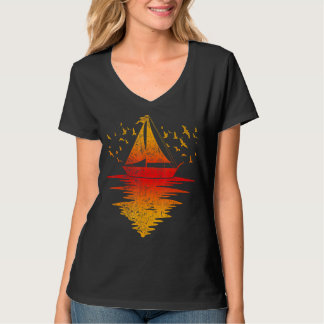 Sailor Nautical Sailing Sail Kapten Sailboat Sol T Shirt