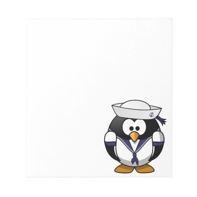 Sailor Penguin Anteckningsblock (Framsida)