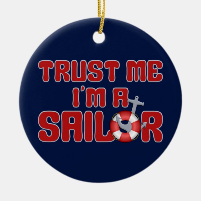 SAILOR-prydnad Julgransprydnad Keramik (Framsidan)