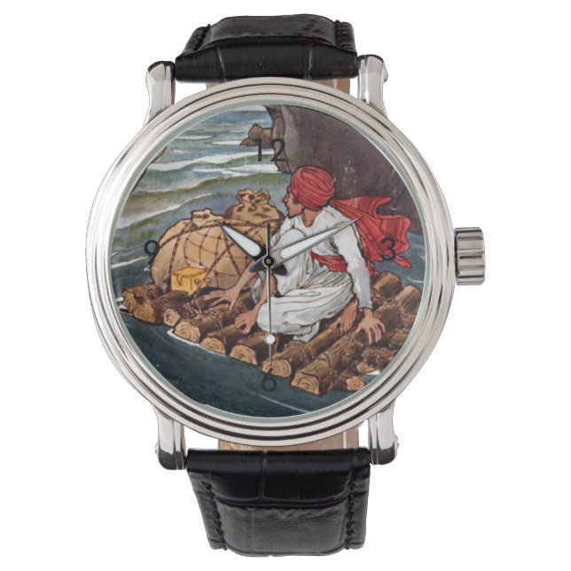 Sailor Shipwreck Treasure Aladdin Boy Armbandsur (Framsida)