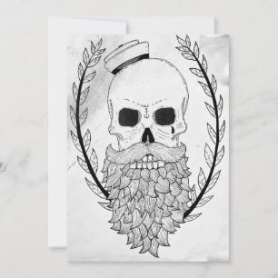 Sailor Skull Halloween-kort Julkort