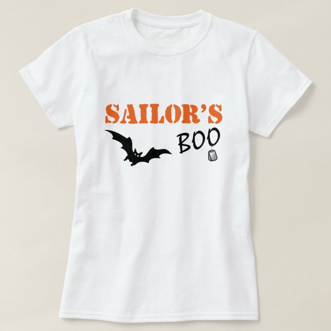 Sailor's Boo T-shirt (Design framsida)