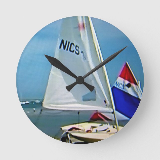 SAILORS DREAM WALL CLOCK RUND KLOCKA (Framsida)