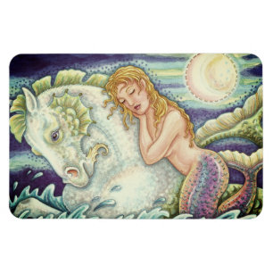 SAILOR'S FANTASY SJÖJUNGFRU RIDING MERHORSE, SEAHO MAGNET
