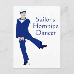 Sailors Hornpipe Dancer Vykort