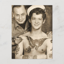 Sailor's Tattoo Day Vykort